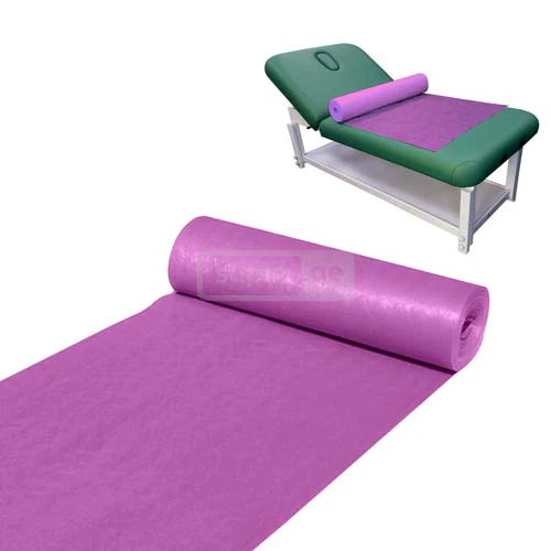 Fiber Disposable Bed Rolls Purple 60cm/100m